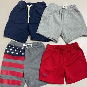 Four pair boys 3t shorts